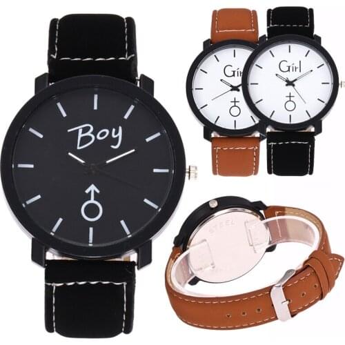 Fashion Leather Quartz Analog Women Men Lovers’ Watch velvet belt watch Luxury Wristwatch Gift