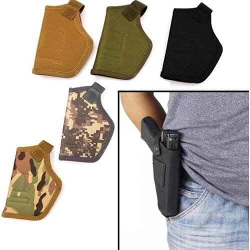 Outdoor IWB Concealed Belt Holster Clip-On Carry Airsoft Tactical Pistol Hand Gun Holster Pouch for Compact Subcompact Pistols