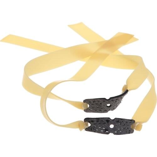 New Arrival 2 Pcs Outdoor Slingshot Elastic Flat Rubber Band Hunting Sports Set Practical Outdoors Tools