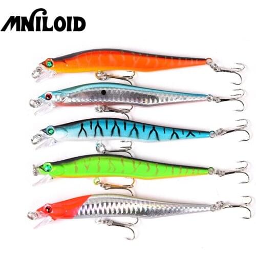 Wholesale 12cm 10g Bent Minnow Fishing Lure Artificial Baits 3D Fish Eye Minow Lures Fake Bait High Imitation Swimbait Crankbait