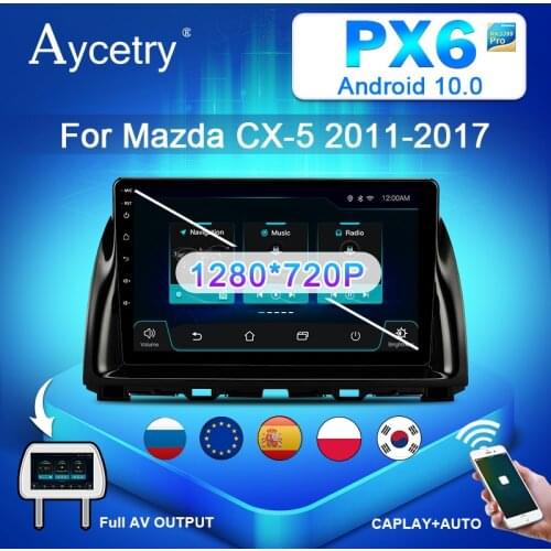 PX6 2 din Android 10 car radio For Mazda CX5 CX-5 CX 5 1 KE 2012-2015 car stereo Navigation GPS auto audio bluetooth multimedia