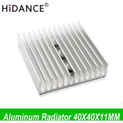 Aluminium alloy Heat Sink Radiator Heatsink Extruded Cooling Cooler for Electronic heat dissipation (40x40x11mm)