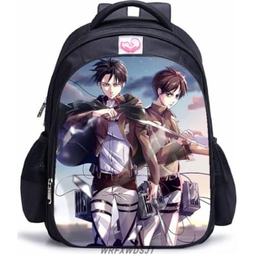 Anime Attack on Titan Backpack Daily Mochila boys girls School Bag Cool Bookbag For Student Laptop Rucksack Teenager Travel Bags