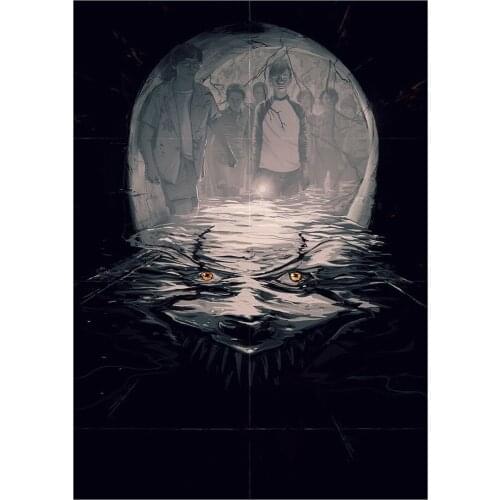 IT Horror Movie Art Silk Poster Print 24x36inch