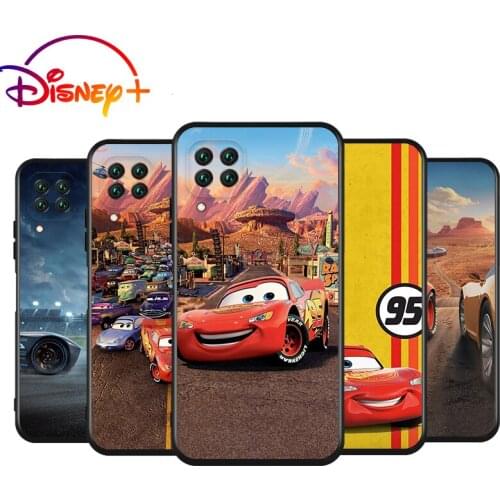Cars Lightning McQueen Silicone Cover For Huawei Nova 8 7i 7 SE 6 SE 5T 5i 5 Z 4 E 3 3i 3E 2 i Pro Lite Black Soft Phone Case