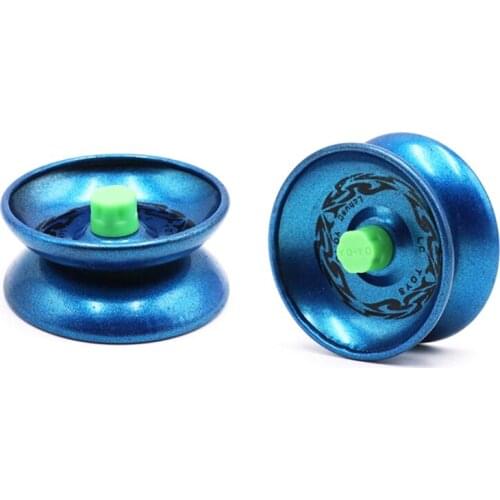 P31B 1Set Alloy Yo Yo Ball Toy with String Metal Responsive Yo-yos Toy for Toddler Throw and Return Game Ball Coordination To