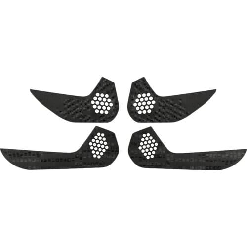 4Pcs Carbon Fiber Door Side Anti-Kick Protection Trim for Subaru Forester 2013-2018
