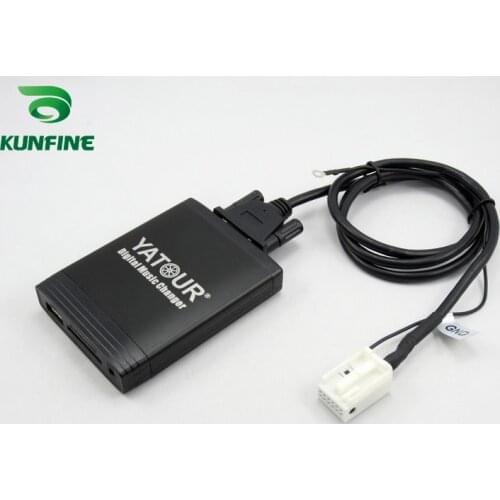 Car Digital Music Changer USB SD Aux MP3 Interface Car Stereo Radio For Volkswagen 12Pin Bluetooth Phone Mould Controller Option