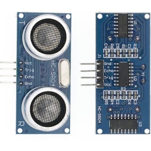 Free shipping 100pcs Ultrasonic Module HC-SR04 Distance Measuring Transducer Sensor