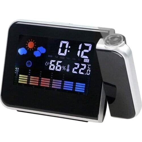 Wood Clock New Version LED Alarm Digital Desk Clock Alarm Time Displays Time
