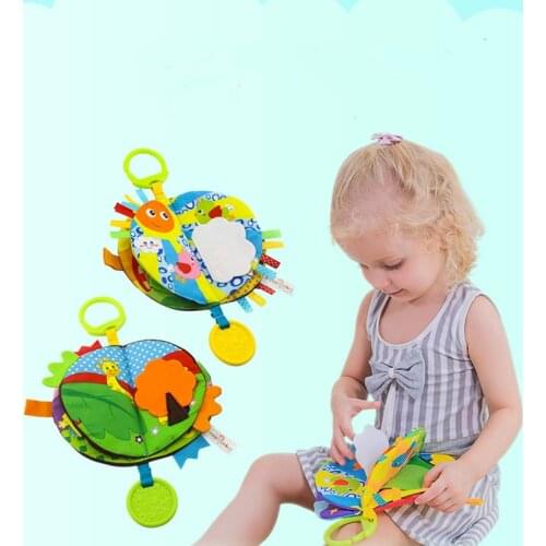 Baby Toys Soft Cloth Books Baby Intelligence Development Infant Educational Stroller Rattle Toys Baby Toys