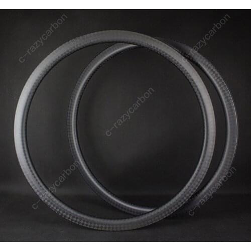 Free Shipping Road Bicycle Rims Disc Brake Without Brake Track High Quality 12K Weave 30mm Depth Climbing Road Bicycle