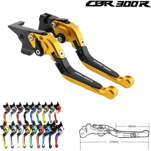 For Honda CB300R 2019 2020 CB 300R LOGO CNC Motorcycle Accessories Adjustable Folding Brake Clutch Lever With