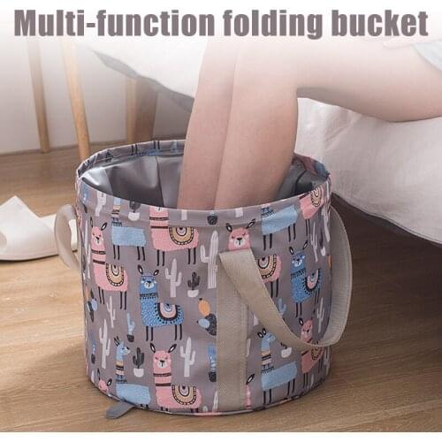 Travel Portable Collapsible Bucket Large Capacity Outdoor Home Multi-function Folding Bucket ASD88