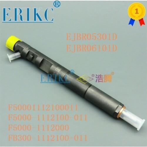 ERIKC EJBR05301D Common Rail Injector Nozzle EJBR 05301D F50001112100011 EJBR0 5301D Diesel Injector Nozzle For Delphi Euro 3