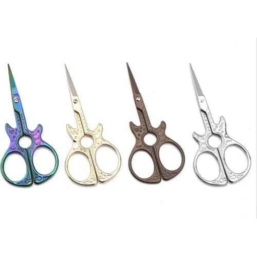 Stainless Steel European Vintage Scissors Antique Sewing Scissor for Needlework Tailor Shears Fabric DIY Tools JDD03