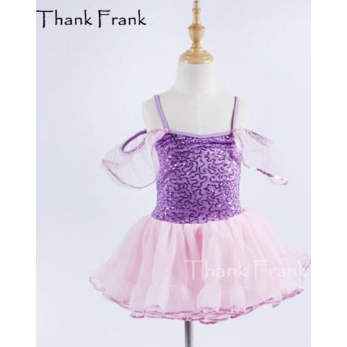 Sequin Camisole Ballet Tutu Dress Girls Adult Modern Dance Costume Thank Frank C399