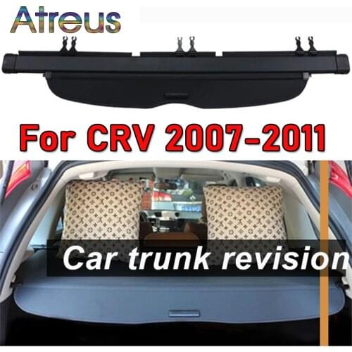 Trunk Parcel Shelf Cover for Honda CRV CR-V 2007 2008 2009 2010 2011 Retractable Rear Racks Spacer Curtain Auto Accessories