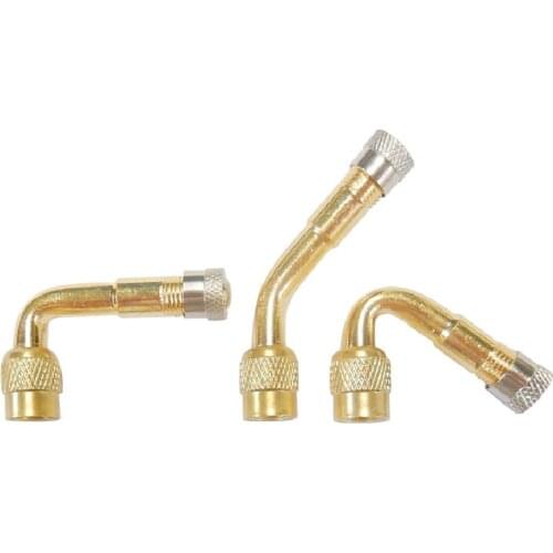 Moto Auto 45,90,135 Degree Angle Bent Valve Adaptor Tyre Tube Copper Extension Adapter For Universal Car Motorcycle Bike Truck