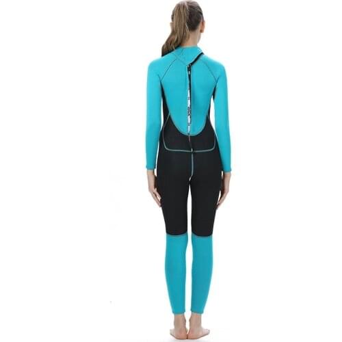 Full Body 3MM neoprene Wetsuit women Scuba diving suit One Piece Surfsuit spearfishing Snorkeling Sun-proof thermal swimsuit