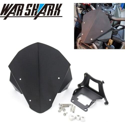 Motorcycle Aluminum Windscreen Windshield Wind Protection Black For Honda Cb650r Cbr650r 2019 2020 CB650 R CBR 650R