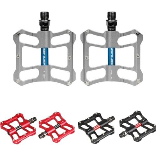 A pair GUB Mountain Bike Bicycle Pedals Cycling Ultralight Aluminium Alloy 4 Bearings MTB Pedals Bike Pedals Flat GC060