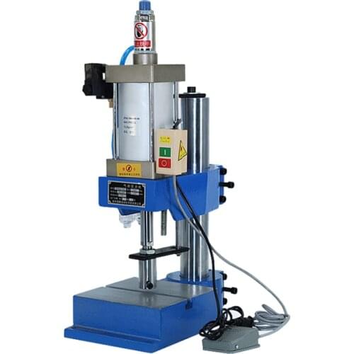 Pneumatic Press Punching Printing Machine Trademark Logo Letter Stamps Print Cutting Die Emboss Press Force Adjustable