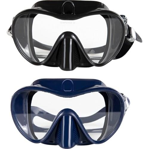 Adult Scuba Diving Mask Silicone Freediving Goggles Underwater Salvage Mask