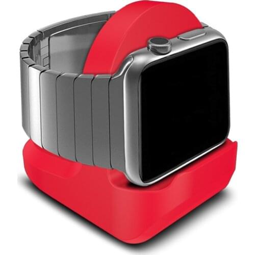 Silicone Charge Stand Holder Station Dock for Apple Watch Series 1/2/3 42mm 38mm Charger Cable For iWatch Drop Shipping