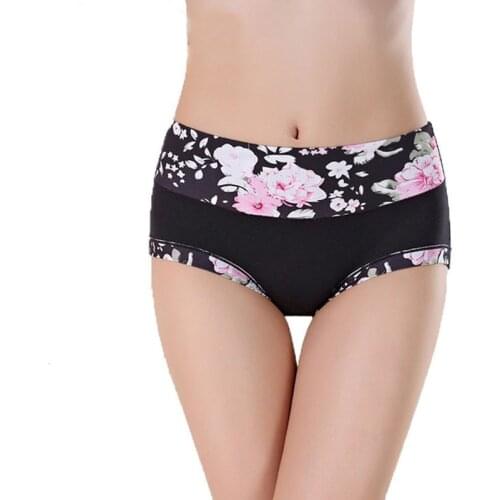 New Panties Underwear Women Seamless Floral Briefs Cotton Underpants Printed Calcinhas Girls Sexy Lingeries Panty Ladies Boxer