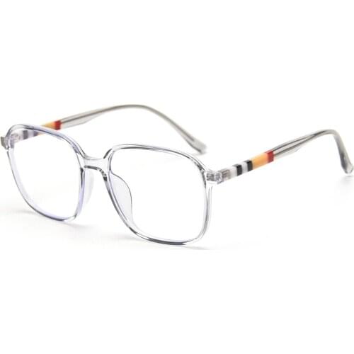 Veshion Acetate Glasses for Men Tr90 Clear Lens Grey Transparent Eyeglasses Optical Square Korean Style High Quality Unisex