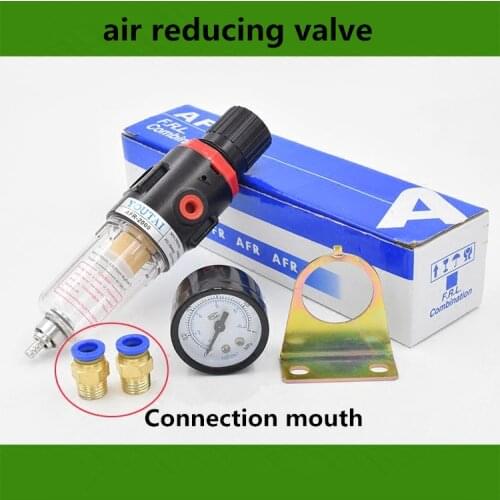 High Quality 2016 New Arrival 5PCS Dental valve air reduce reducing valve Air Compressor valve with round pressure gauge