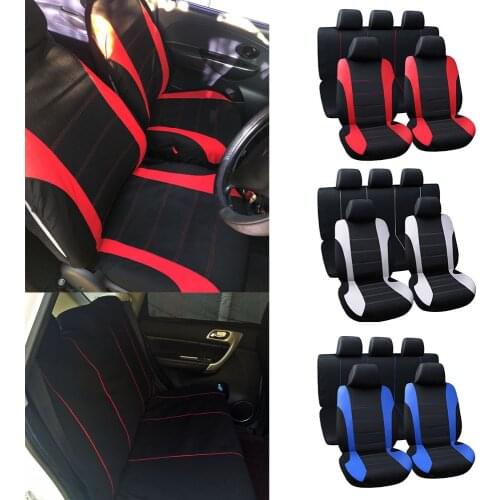 5Pcs Full Car Seat Cover Seat Protector Universal Fit Most Cars Interior Accessories Automobiles Seat Covers Car-Styling