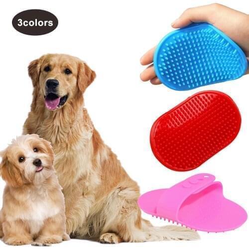 1 Pc Pet Dog Cat Bath Glove Brush Comb Rubber Hair Fur Grooming Massaging Massage Mit Pet Shower Dog Brush Hair Remove Mascotas