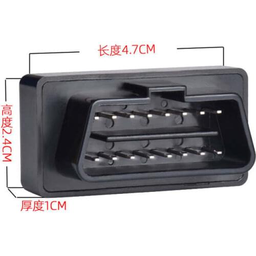 OBD 16PIN Interface OBD Dust Cover OBD2 Connector Auto Interface Dust Plug Car Universal Type