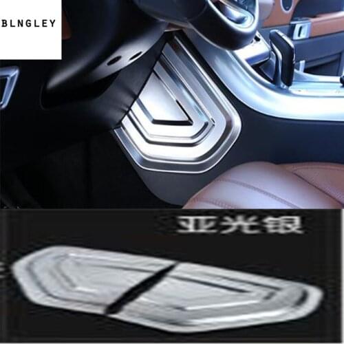 2pcs/lot ABS Central control both sides panel decoration cover for 2014-2017 Land Rover RANGE ROVER sport car accessories