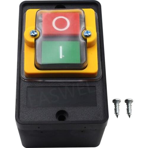 AC 220V/380V 10A Waterproof ON/OFF Push Button Drill Switch Motor For KAO-5