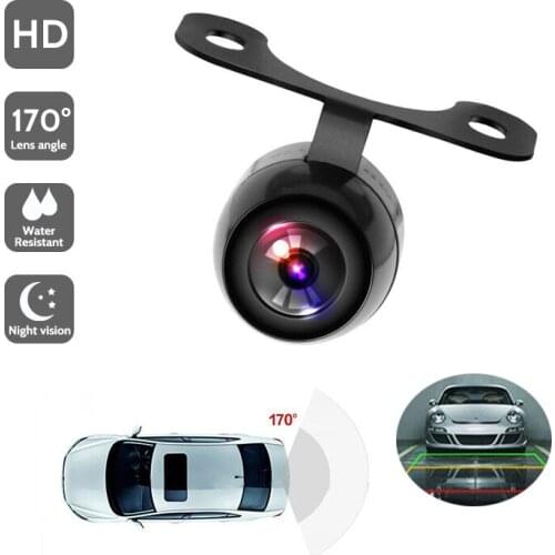 Car Rear View Camera Night Vision 170° Wide Angle Reverse Auto Parking Camera CCD Waterproof LED Auto Backup Monitor Universal