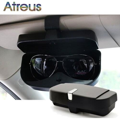 Auto Glasses Box Storage Case Holder For Alfa Romeo Chevrolet Aveo Captiva Ford Focus 3 2 Fiesta Mondeo Kuga Fusion Accessories