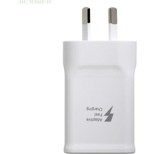 300pcs/lot Fast Charger for Galaxy S7 6 Note4 5 Adaptive Quick Charge AU Plug Travel Charging 9V 1.67A & 5V 2A