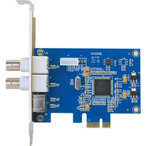 SV2000E PCIE X1 Video Capture Card 2 BNC Port S-Video Port Medical Device Image Capture Card CX23885 Chip Support Windows7 32bit