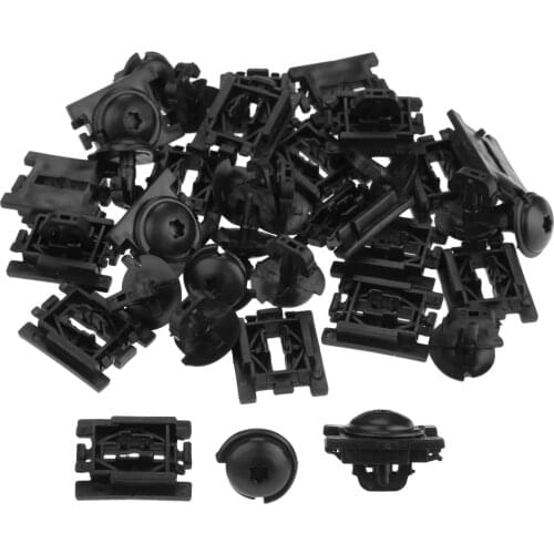 20Pcs Auto Mudguard Lining Nylon Fasteners K91 Car Fender Fixing Clips Clamps Set Fit For Peugeot 307 Citroen C4 C-TRIOMPHE