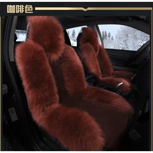 TO YOUR TASTE auto accessories universal car seat cushion wool for JAGUAR XJ XJL XF XE XFL Murcielago Gallardo Rolls-Royce thick