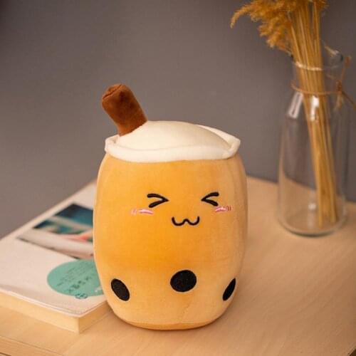 Girls Creative Bubble Tea Shaped Stuffed Doll Plush Toy Sofa Decor Girl Valentine Birthday Gift Kid Toys