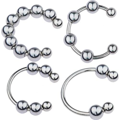 Stainless Steel Penis Ring Men Detachable Cock Head Glans Penis Ring Increase Orgasm Delayed ejaculation Sex Products For Men