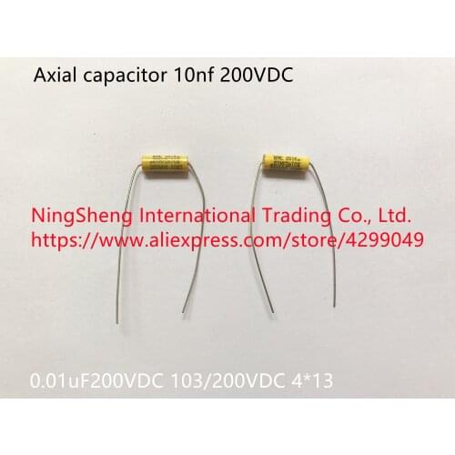 Original new 100% axial capacitor 10nf200VDC 0.01uF200VDC 103/200VDC 4*13 (Inductor)