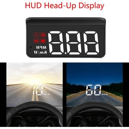 1PCS HUD Head-Up Display Car-Styling Overspeed Warning Windshield Projector Alarm System Universal Auto Portable HD Display