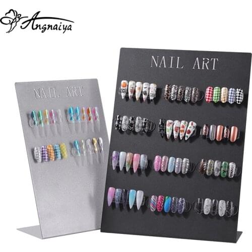 Pro Model Nail Gel Polish Color Display Book Chart Dedicated Aluminum Alloy Wrought Iron Display Board Painting Manicure Tools