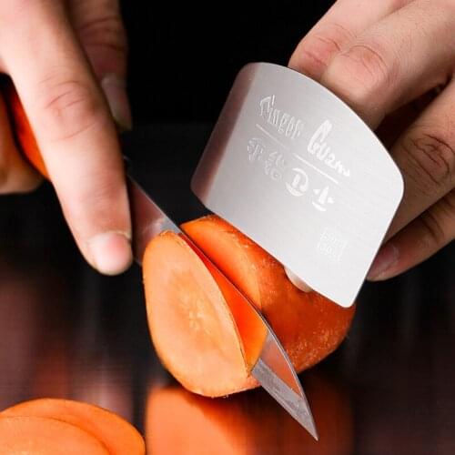 Finger Guard Kitchen Tool Vegetable Hand Guard 304 Stainless Steel Multi-Purpose Finger Guard Anti-Cut Hand Finger Guard