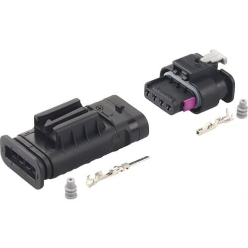 100sets 2 way male female automotive electric sensor connectors and sealed Auto plug for tyco amp 1-1718645-1